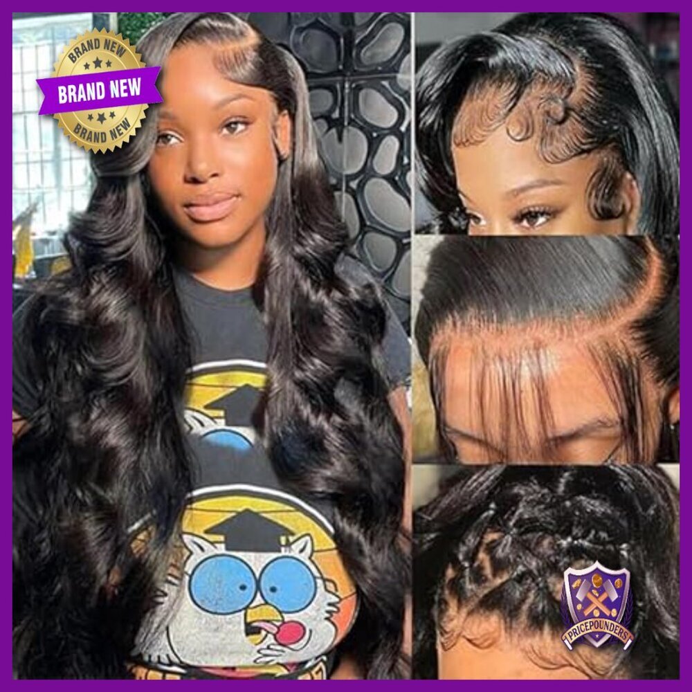 13x6 Lace Front Wig Human Hair 200% Density 26 Inch Body Wave